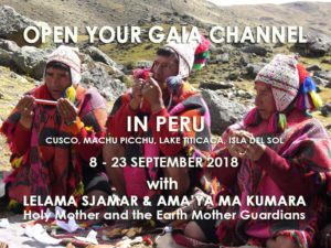 Open your Gaia Channel in Peru